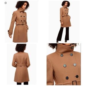 Aritzia Babaton Bromley Wool Coat small